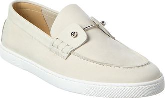 Christian Louboutin Chambeliboat Leather Boat Shoe
