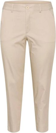 Kaffe Curve Donna, Pantaloni, Beige, 3Xl, new