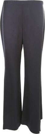 Giorgio Armani Brede broek - Dames - Wijde Broeken - Blauw - L - Broeken