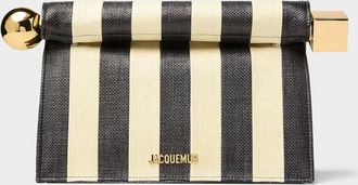 Jacquemus Womens Rond Carr&eacute; clutch