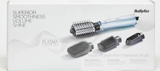 BaByliss Hydro-Fusion 4 in 1 Anti-Frizz - Spazzola asciugacapelli effetto anti-crespo - Spina EU-Nessun colore