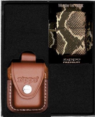 OEM Encendedor Zippo Piel De Serpiente Set De Regalo N.&ordm; 2
