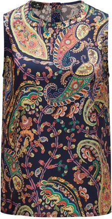 Etro Blusa - Dames - Tops zonder mouwen - Veelkleurig - S - Tops