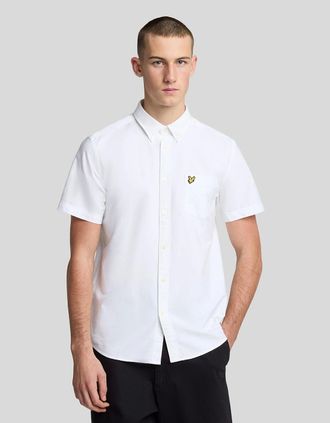 Lyle & Scott Lyle And Scott Mens Short Sleeve Oxford Shirt - Size: 44/Regular