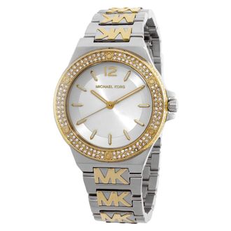 Michael Kors Lennox Pave Quartz White Dial Ladies Watch MK7338
