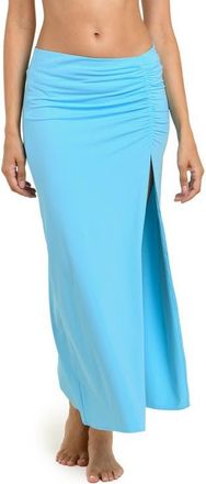 La Blanca Island Goddess Side Slit Cover-Up Skirt in Sky at Nordstrom, Size X-Large