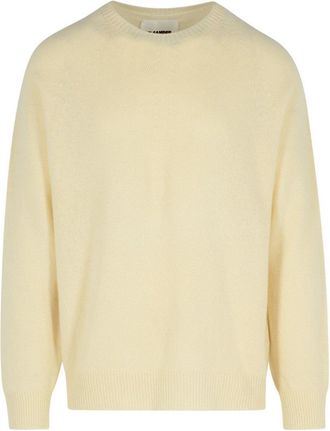 Jil Sander Ivory Virgin Wool Blend Sweater