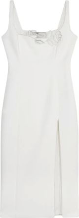 Blumarine Abito midi con cut-out - Bianco
