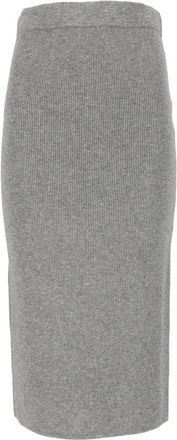 Max Mara Falda Mstzucca - Skirts - Mujer - Gris - M