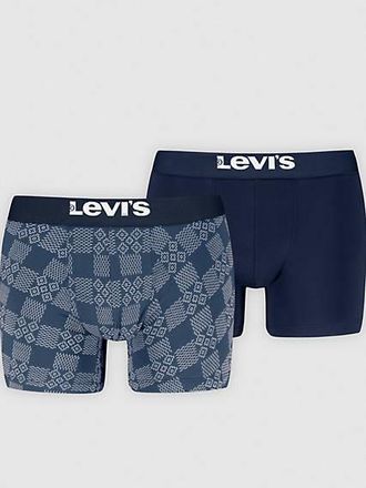 Levi's Denim Inspired Boxer Brief 2 Pack - Mens - XL - Blue