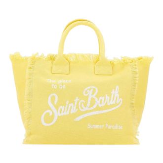 MC2 Saint Barth Tote Bags, female, Yellow, Size: ONE SIZE Vanity Shoulder Bag