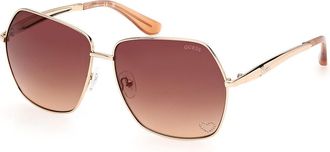 Guess GU00309 33T Womens Sunglasses Gold Size 60
