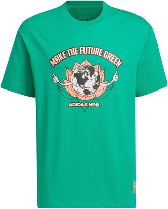 adidas Neo City Escape T-Shirts Asia Sizing Green IA6849