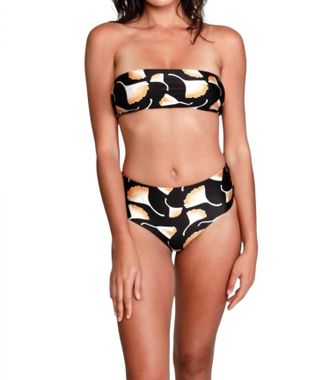 Sauipe Swimwear Bandeau Bikini Top With Removable Straps In Bianca