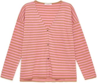 Maliparmi Soft Touch Cardigan - Dames - Vesten - Roze - L - Wol - Truien & Vesten