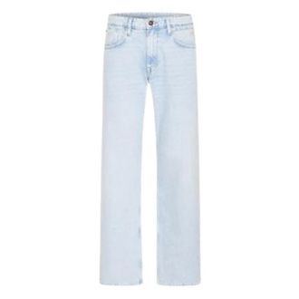 Blend Straight Jeans, male, Blue, Size: W32 Wide Leg Jeans Flake Men