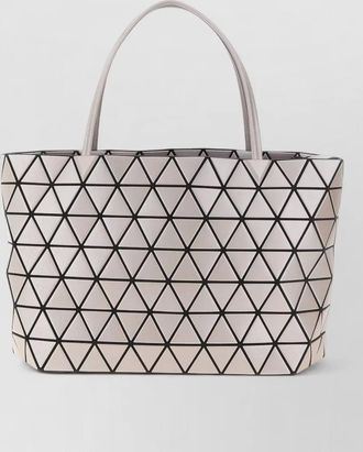 Bao Bao Issey Miyake bateau tote bag geometric pattern top handles