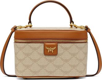MCM Lauretos Coated Canvas Crossbody Bag in Ss24 Oatmeal at Nordstrom Rack