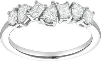 LuvMyJewelry Rhaenyra 14K Gold Lab Grown Diamond Ring - 0.50 Ct in 14K White Gold at Nordstrom, Size 6.5