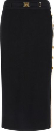 Elisabetta Franchi Viscose Midi Womens Skirt