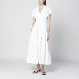 SIMKHAI Farlow white midi dress