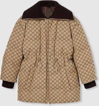 Gucci GG Canvas Puffer Jacket, Brown, Ready-to-wear