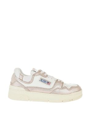 Autry Pink Logo Sneakers