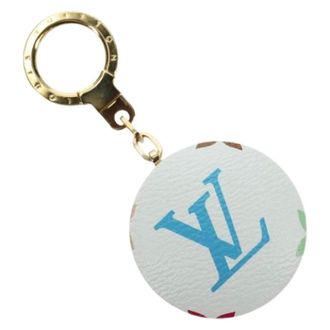 Louis Vuitton Pre-owned Accessories, female, White, Size: ONE SIZE Pre-owned Canvas Key Holder