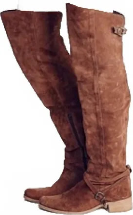 Charles by Charles David Amorosa Suede Leather Over-The-Knee Boots In Brown