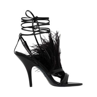 Patrizia Pepe Schoenen, Dames, Zwart, 36 EU, Leer, Enkellaarsjes met leren strik