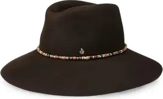 Maison Michel Lauren Beaded-trim Hat