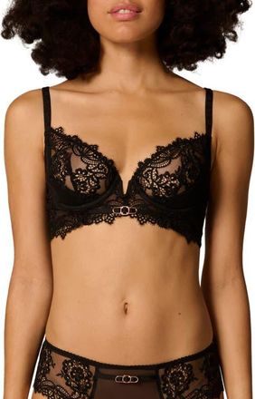 Simone P&eacute;r&egrave;le Idole Underwire Plunge Bra in Black at Nordstrom, Size 32D