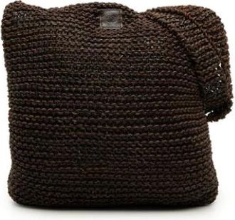 Chanel Borsa a spalla in maglia di pelle Pre-owned - - Pre-owned - Donna - Marrone - ONE SIZE