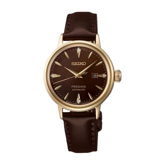 Seiko Horloge Presage Cocktail Automatisch 3 wijzers datum - Dames - Horloges - Grijs - ONE Size - Accessoires