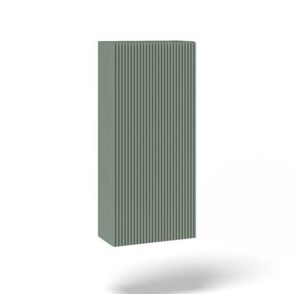 Aquadesign Armario de ba&ntilde;o de pared en mdf en verde salvia