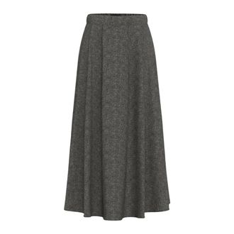 Emme Di Marella Maxi Skirts, female, Gray, S, Refuge-006 Maxi Skirt