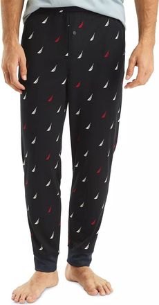 Nautica Classic-Fit Stretch Solid Pajama Pants In Navy