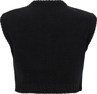 Max Mara Womens Black Cotton Cardigan Clothing