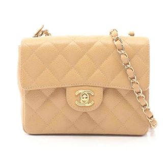 Chanel Pre-owned Vintage Schoudertas - Dames - Pre-owned - Beige - Maat: ONE Size Leer