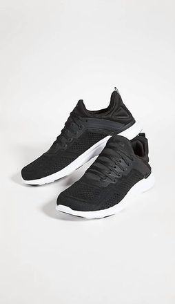 Athletic Propulsion Labs Womens Techloom Tracer Shoe In White/black/black