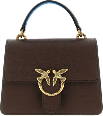 Pinko Mini Love Borse A Mano Marrone-Donna