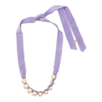 Forte_Forte Necklaces, female, Purple, Size: ONE SIZE Faux-Pearl Necklace