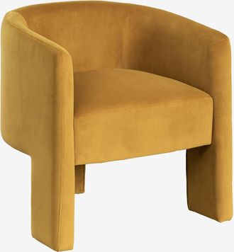 Sklum Pack De 4 Sillas De Comedor Con Reposabrazos Tapizadas Xastru Sklum