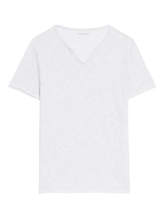 Zadig&Voltaire Henley T-shirt - Grijs