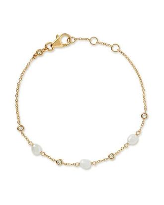 Astley Clarke Pearl and Sapphire Station Bracelet at Nordstrom