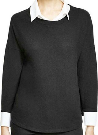 Sanctuary Womens Layered Look Top In Black