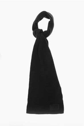 Dsquared2 Wool Scarf with Logo Patch size One Size