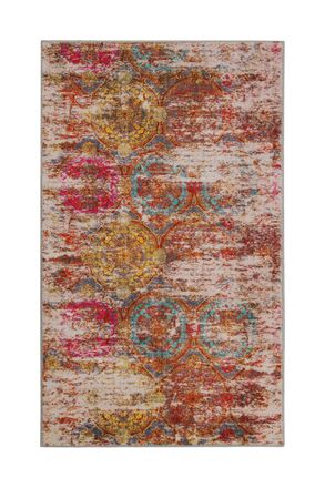 Wecon Home Alfombra de ba&ntilde;o con impresi&oacute;n digital multicolor 80x150