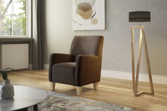 HOME AFFAIRE Sessel »Viva« mit Federkern, mit Buchefüssen