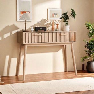 OEM Buffet De Sal&oacute;n - Buffet Bajo - 2 Cajones - 100x35x80 Cm - Madera Ecol&oacute;gica